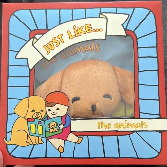 Soft Baby Book Gift Set- By To Be Ready for Life: “Just Like...the animals” NEW - Picture 1 of 5